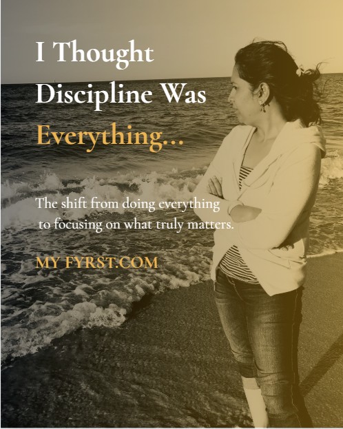 prioritize-over-discipline - My Fyrst Founder's post